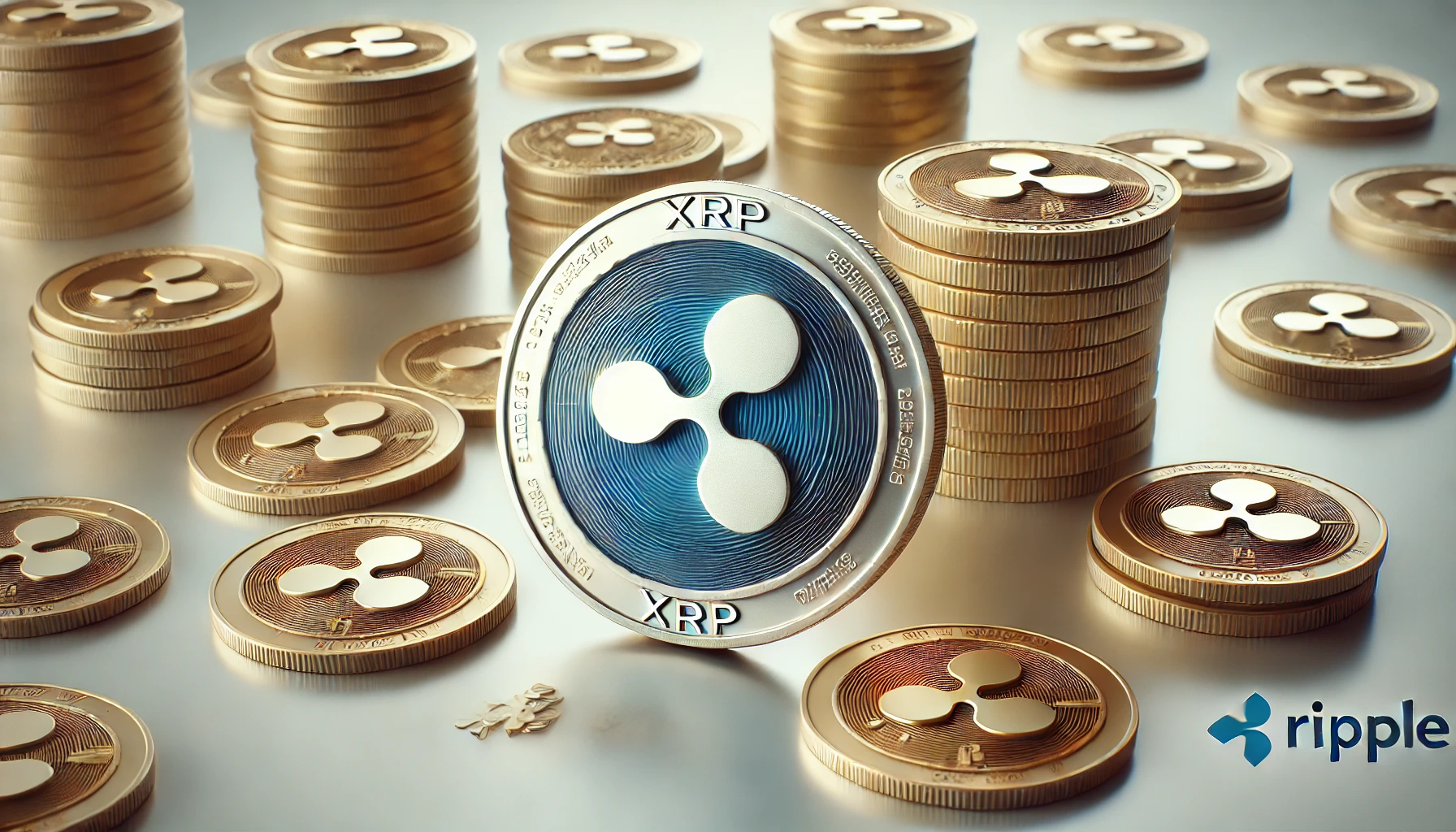 "صورة واقعية لرمز عملة ريبل (XRP) مع خلفية ديناميكية تعكس النمو والاتجاهات الصاعدة، تتضمن أسهمًا متجهة للأعلى وعناصر إضاءة توحي بالتقدم."