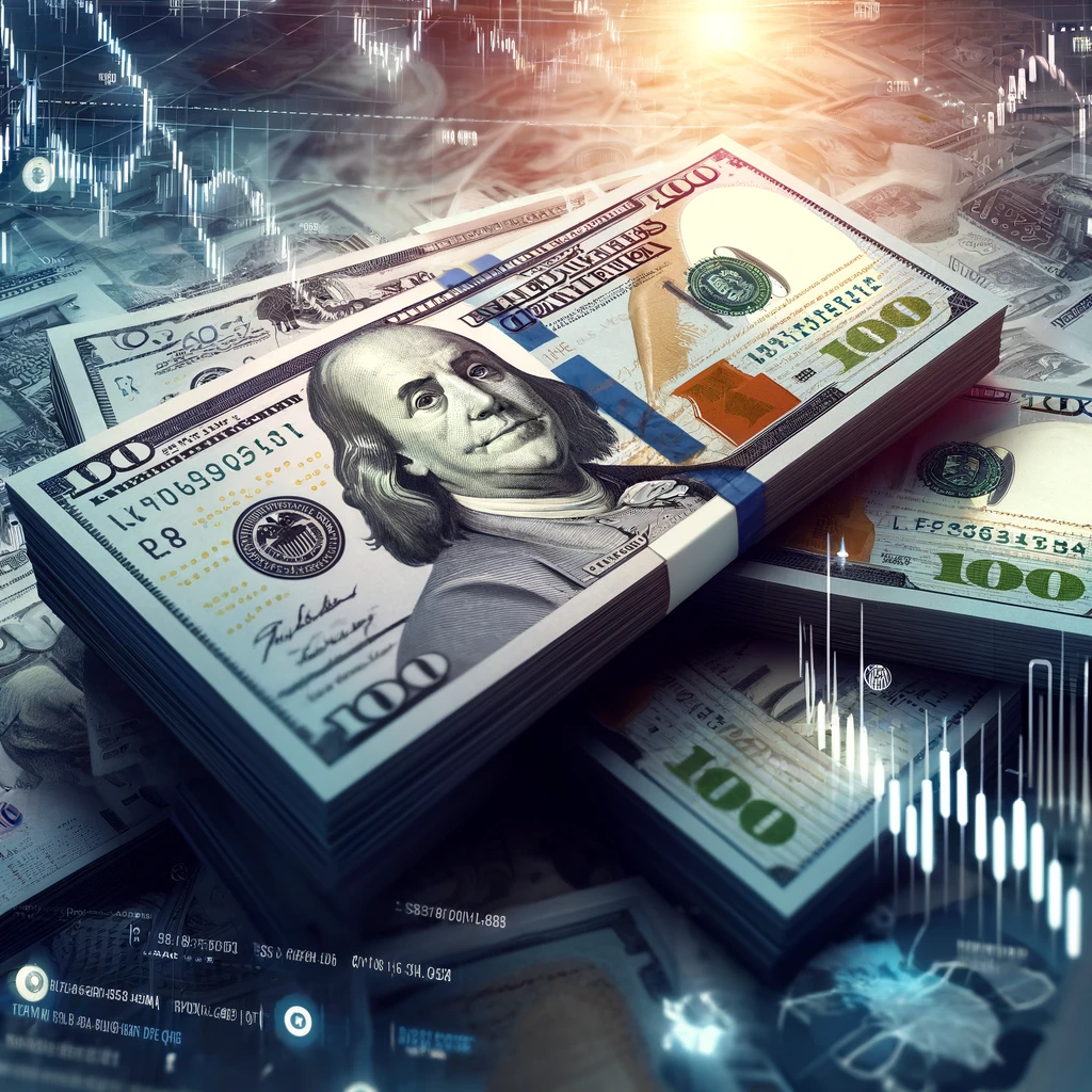 صورة تعكس أداء الدولار الأمريكي في سوق العملات مع رسوم بيانية وتوقعات مستقبلية.