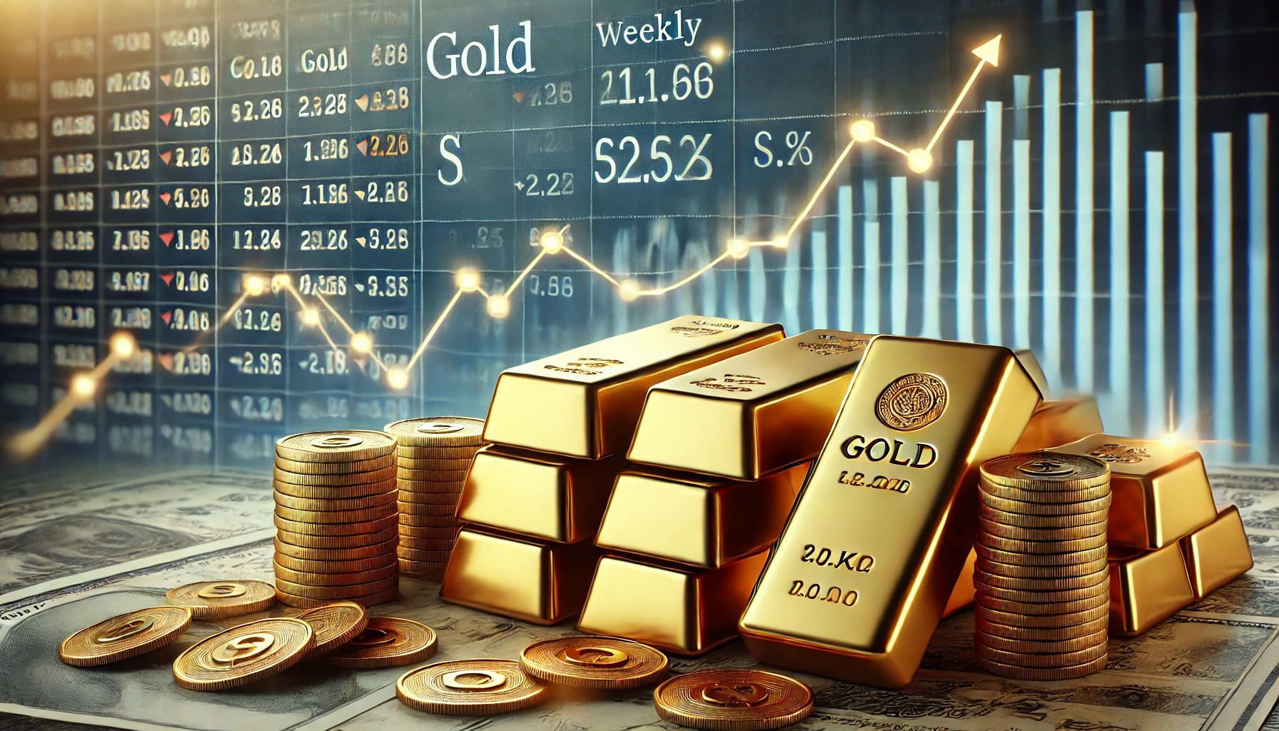 صورة تظهر زيادة أسعار الذهب بعد بيانات وظائف قوية في سوق السلع